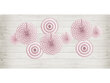 Kabančios dekoracijos-vėduoklės Pastelove Light Pink, 1 dėž/50 pak (1 pak/3 vnt) kaina ir informacija | Dekoracijos šventėms | pigu.lt