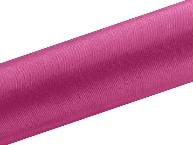 Lygus satinas Fuchsia, tamsiai rožinis, 0,16x9 m, 1 dėž/48 vnt (1 vnt/9 m) цена и информация | Dekoracijos šventėms | pigu.lt