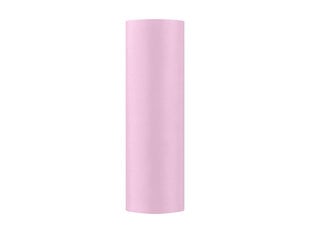Гладкий сатин, светло-розовый, 0,16x9 м, 1 шт. / 9 м цена и информация | Праздничные декорации | pigu.lt
