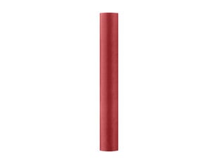 Lygus satinas, raudonas, 0,36x9 m, 1 vnt/9 m kaina ir informacija | Dekoracijos šventėms | pigu.lt