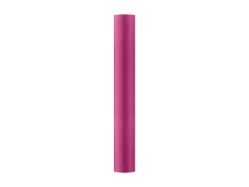 Lygus satinas Fuchsia, tamsiai rožinis, 0,36x9 m, 1 dėž/24 vnt (1 vnt/9 m) цена и информация | Dekoracijos šventėms | pigu.lt