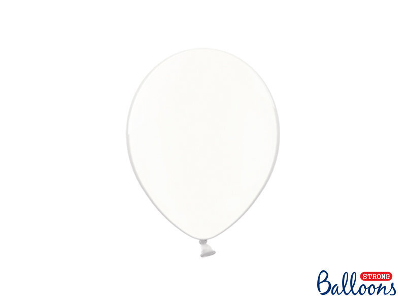 Stiprūs balionai 23 cm, skaidrūs, 100 vnt. kaina ir informacija | Balionai | pigu.lt