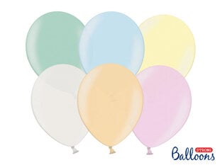 Stiprūs balionai 23 cm Pearly, įvairių spalvų, 100 vnt. цена и информация | Шарики | pigu.lt