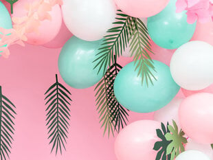 Stiprūs balionai 23 cm Pastel, balti, 100 vnt. kaina ir informacija | Balionai | pigu.lt