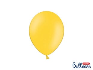 Stiprūs balionai 23 cm Pastel Honey, geltoni, 100 vnt. kaina ir informacija | Balionai | pigu.lt