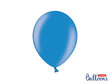 Stiprūs balionai 27 cm Metallic Cornflower, mėlyni, 100 vnt.