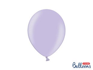 Stiprūs balionai 27 cm Metallic, violetiniai, 10 vnt. kaina ir informacija | Balionai | pigu.lt