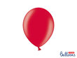 Stiprūs balionai 27 cm Metallic Poppy, raudoni, 10 vnt. цена и информация | Balionai | pigu.lt