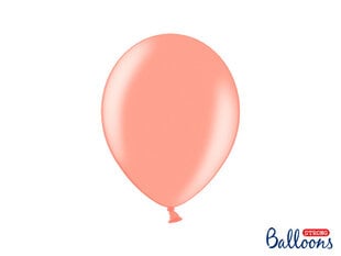 Stiprūs balionai 27 cm, auskiniai/rožiniai, 100 vnt. kaina ir informacija | Balionai | pigu.lt