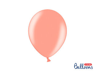 Stiprūs balionai 27 cm, auskiniai/rožiniai, 50 vnt. kaina ir informacija | Balionai | pigu.lt