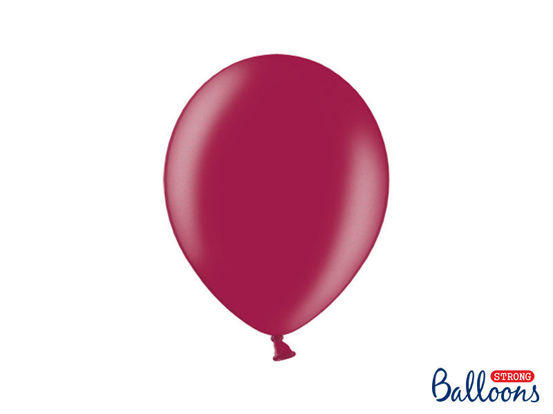 Stiprūs balionai 27 cm Metallic, rudi, 10 vnt. kaina ir informacija | Balionai | pigu.lt
