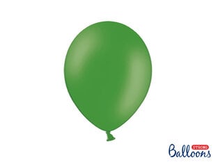 Stiprūs balionai 27 cm Pastel, žali, 100 vnt. цена и информация | Шарики | pigu.lt