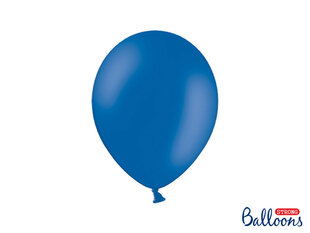 Stiprūs balionai 27 cm Pastel, mėlyni, 100 vnt. kaina ir informacija | Balionai | pigu.lt