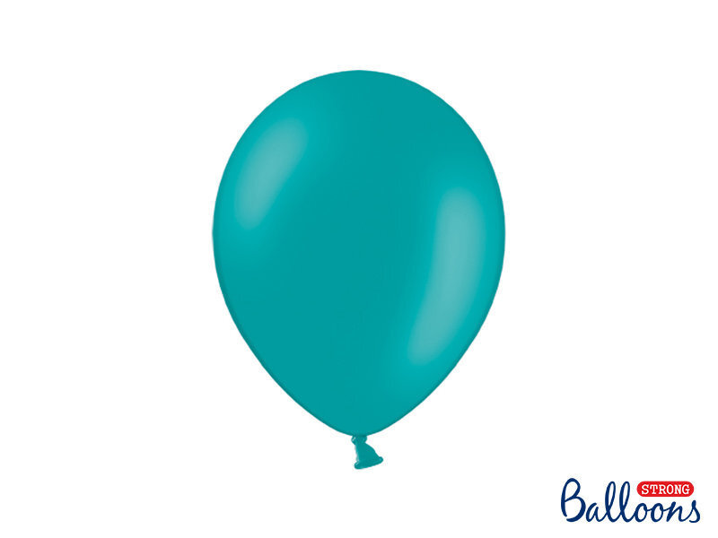 Stiprūs balionai 27 cm Pastel Lagoon, mėlyni, 50 vnt. цена и информация | Balionai | pigu.lt