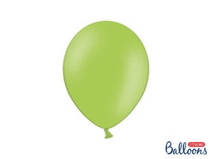 Stiprūs balionai 27 cm Pastel Bright, žali, 50 vnt. цена и информация | Шарики | pigu.lt