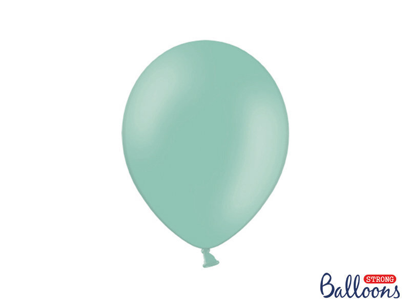 Stiprūs balionai 27 cm Pastel, žali, 50 vnt. цена и информация | Balionai | pigu.lt