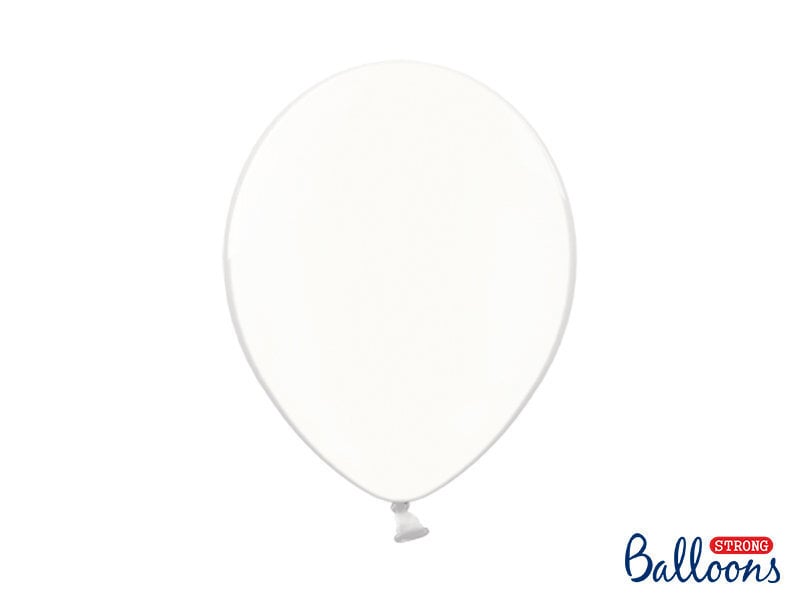 Stiprūs balionai 30 cm, skaidrūs, 100 vnt. kaina ir informacija | Balionai | pigu.lt