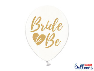 Balionai 30 cm Bride to be, skaidrūs, 6 vnt. цена и информация | Шарики | pigu.lt