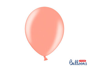 Stiprūs balionai 30 cm, auskiniai/rožiniai, 10 vnt. kaina ir informacija | Balionai | pigu.lt