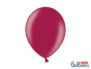 Stiprūs balionai 30 cm Metallic, rudi, 50 vnt. kaina ir informacija | Balionai | pigu.lt