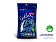 Stiprūs balionai 30 cm Metallic, mėlyni, 100 vnt. kaina ir informacija | Balionai | pigu.lt