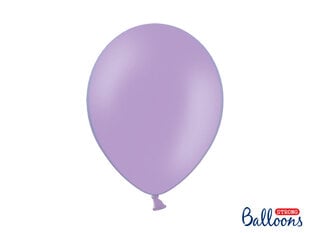 Stiprūs balionai 30 cm Pastel Lavender, violetiniai, 100 vnt. kaina ir informacija | Balionai | pigu.lt