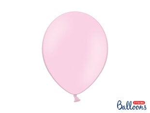 Stiprūs balionai 30 cm Pastel Baby, rožiniai, 50 vnt. kaina ir informacija | Balionai | pigu.lt