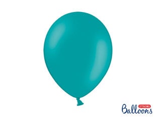 Stiprūs balionai 30 cm Pastel Lagoon, mėlyni, 100 vnt. kaina ir informacija | Balionai | pigu.lt