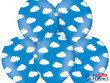 Balionai 30 cm Clouds Pastel Cornflower, mėlyni, 50 vnt. kaina ir informacija | Balionai | pigu.lt