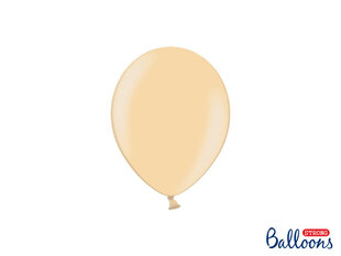 Stiprūs balionai 12 cm Metallic Bright, oranžiniai, 100 vnt. kaina ir informacija | Balionai | pigu.lt