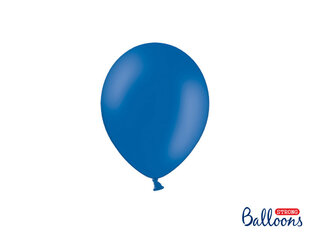 Stiprūs balionai 12 cm Pastel, mėlyni, 100 vnt. kaina ir informacija | Balionai | pigu.lt