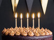 Gimtadienio žvakutės, auksinės, 6 cm, 6 vnt.. kaina ir informacija | Dekoracijos šventėms | pigu.lt