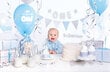 1-ojo gimtadienio dekoracijų rinkinys 1st Birthday Silver цена и информация | Dekoracijos šventėms | pigu.lt