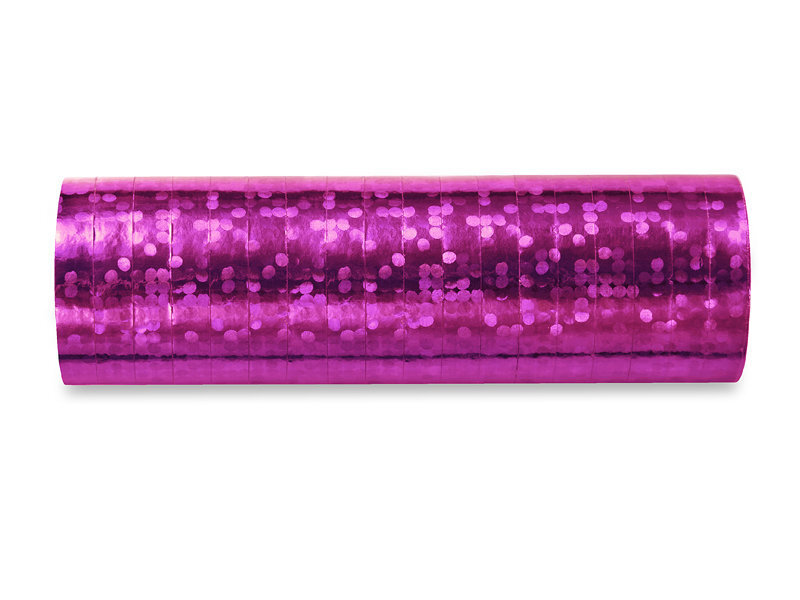 Holografinė dekoratyvinė juostelė, rožinė, 3,8m (1 pak/ 18 vnt) цена и информация | Dovanų pakavimo priemonės | pigu.lt