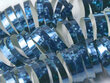 Holografinė dekoratyvinė juostelė, mėlyna, 3,8m (1 pak/ 18 vnt) цена и информация | Dovanų pakavimo priemonės | pigu.lt