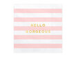 Popierinės servetėlės Yummy "Hello Gorgeous", rožinės, 33x33 cm, 1 pak/20 vnt kaina ir informacija | Vienkartiniai indai šventėms | pigu.lt