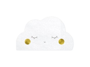 Servetėlės Cloud 32x19 cm (1 dėž / 12 pak) (1 pak / 20 vnt) kaina ir informacija | Vienkartiniai indai šventėms | pigu.lt