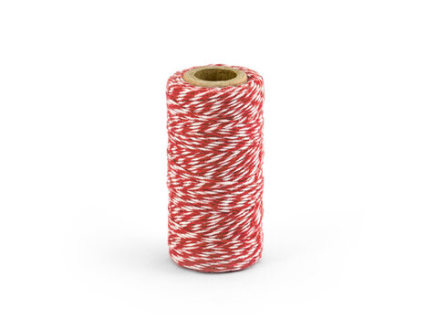 Декоративная веревка Red 50 м (1 шт/ 50 м) цена и информация | Товары для упаковки подарков | pigu.lt