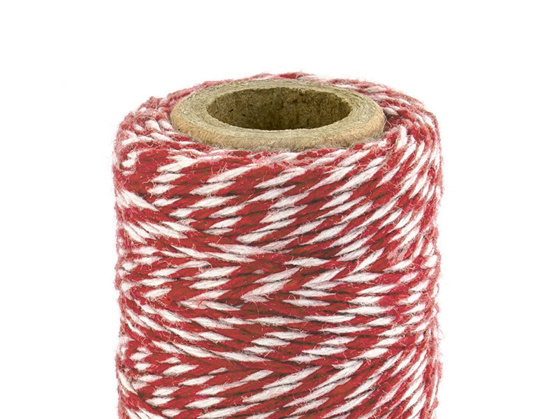 Dekoratyvinė virvė Red 50 m (1 dėž/ 50 vnt) (1 vnt / 50 m) цена и информация | Dovanų pakavimo priemonės | pigu.lt