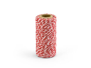 Декоративная веревка Red 50 м (1 коробка/ 50 шт) (1 шт/ 50 м) цена и информация | Товары для упаковки подарков | pigu.lt