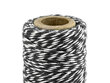 Dekoratyvinė virvė Black 50 m (1 dėž/ 50 vnt) (1 vnt / 50 m) kaina ir informacija | Dovanų pakavimo priemonės | pigu.lt