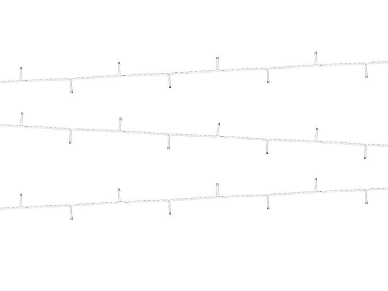 Girlianda 100LED, 10 m, šaltai balta цена и информация | Girliandos | pigu.lt
