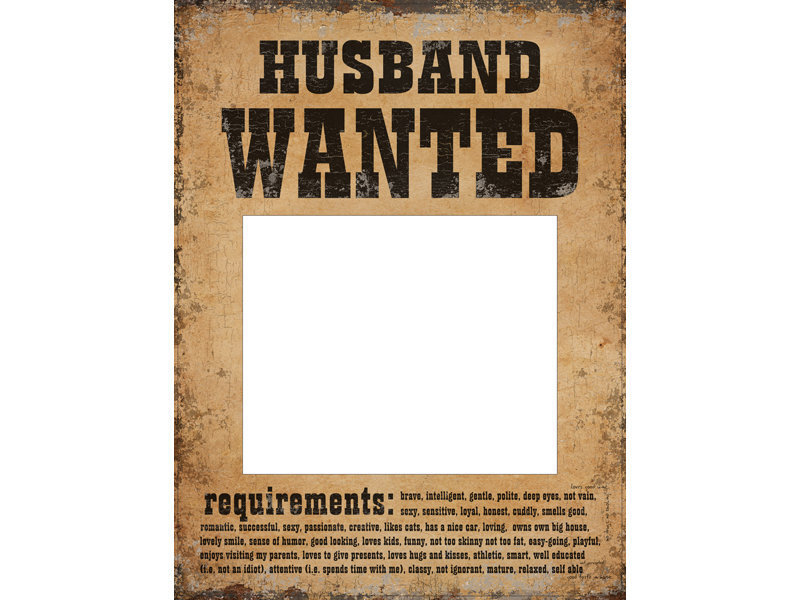 Aksesuaras fotosesijai Husband Wanted and Wife Wanted, 32x24 cm (1 pak/ 2 vnt) цена и информация | Dekoracijos šventėms | pigu.lt