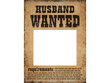 Aksesuaras fotosesijai Husband Wanted and Wife Wanted, 32x24 cm (1 dėž/ 40 pak) (1 pak/ 2 vnt) kaina ir informacija | Dekoracijos šventėms | pigu.lt