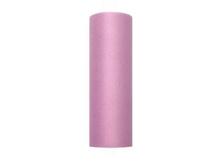 Гладкий тюль на катушке Powder Pink, розовый, 0,15x9 м, 1 коробка/90 шт (1 шт/9 м) цена и информация | Праздничные декорации | pigu.lt