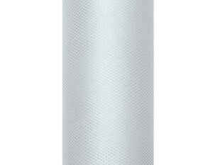 Гладкий тюль на катушке, серый, 0,15x9 м, 1 коробка/90 шт (1 шт/9 м) цена и информация | Праздничные декорации | pigu.lt