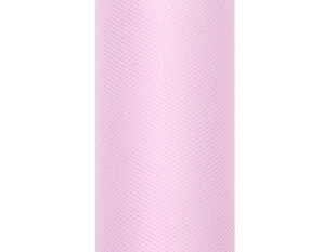Гладкий тюль на катушке, светло-розовый, 0,3x9 м, 1 коробка/45 шт (1 шт/9 м) цена и информация | Праздничные декорации | pigu.lt
