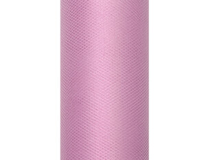 Гладкий тюль на катушке Powder Pink, розовый, 0,3x9 м, 1 шт/9 м цена и информация | Праздничные декорации | pigu.lt