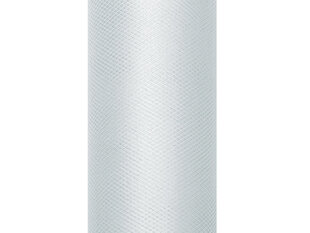 Гладкий тюль на катушке, серый, 0,3x9 м, 1 коробка/45 шт (1 шт/9 м) цена и информация | Праздничные декорации | pigu.lt