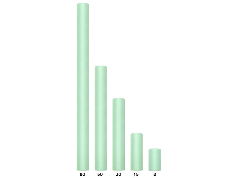 Lygus tiulis ritėje, mėtinės spalvos, 0,3x9 m, 1 vnt/9 m kaina ir informacija | Dekoracijos šventėms | pigu.lt